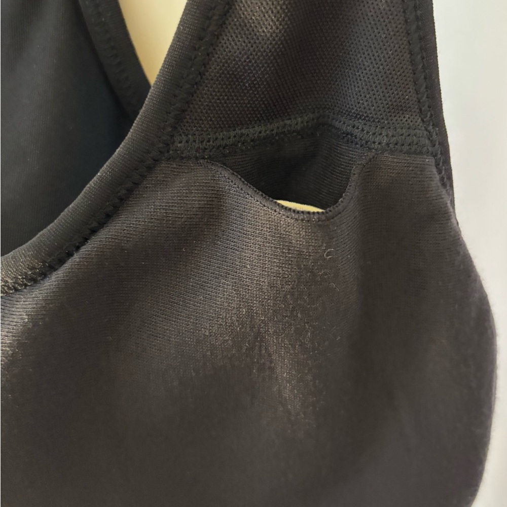 Xersion Black Sports Bra Moisture-Wicking Racerback Size L - Picture 10 of 10